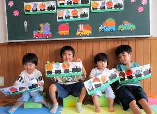 秋のくだもの列車を作ろう！