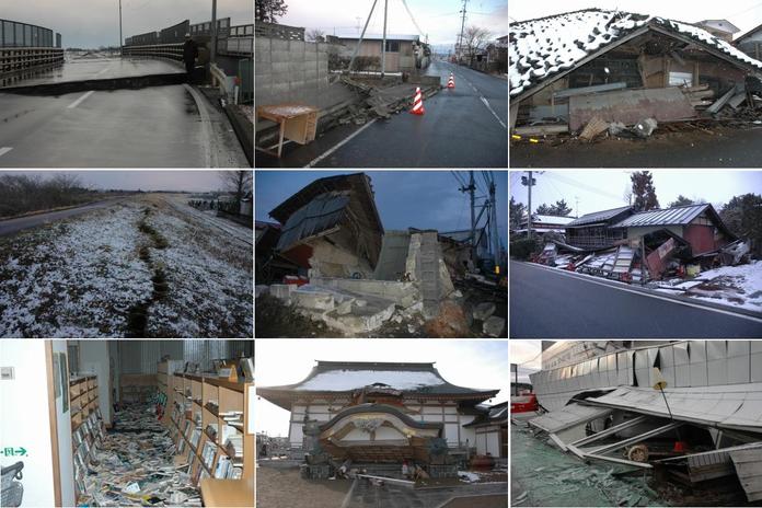 ３月１１日発生の地震、美里町内被害-1